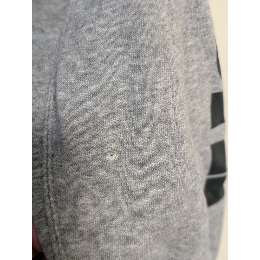 Nike Mens Sportswear Full Zip Hoodie Grey Black Orange Just Do It 931900-063 L - Picture 6 of 10